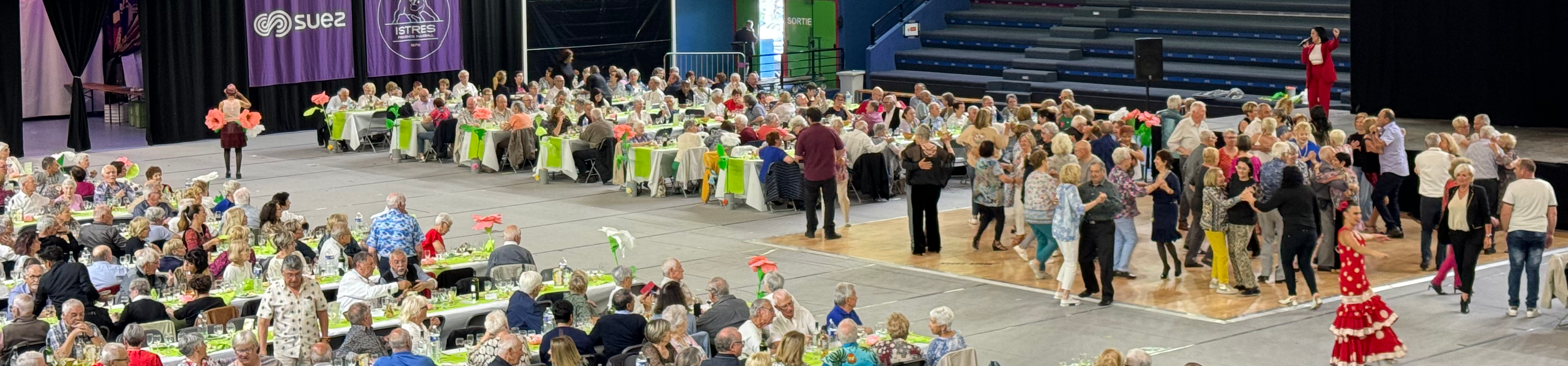 Illustration du repas des seniors